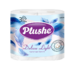 Туалетная бумага Plushe Deluxe Light Классическая 4 рулона, 3-х слойная, 15м 1/12
